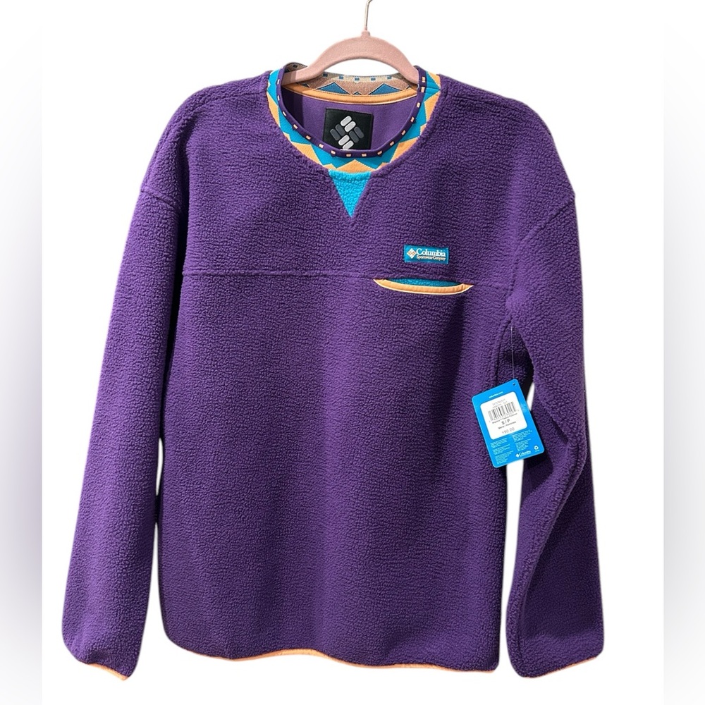 COLUMBIA WAPITOO Sherpa Fleece Pullover NWT